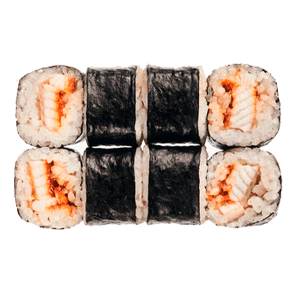 Маки с угрем